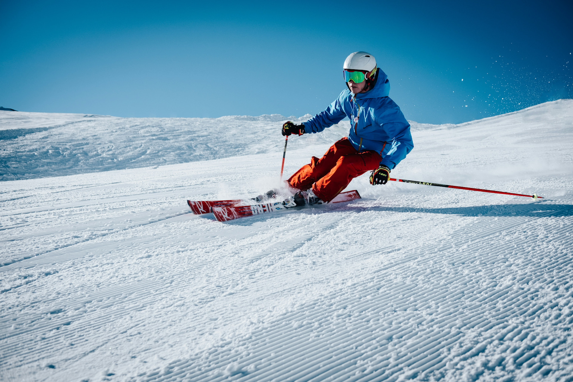 Skiing in Auli Uttarakhand India